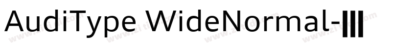 AudiType WideNormal字体转换 AudiType WideNormal字体转换